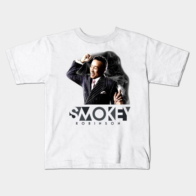 smokey robinson Kids T-Shirt by reraohcrot